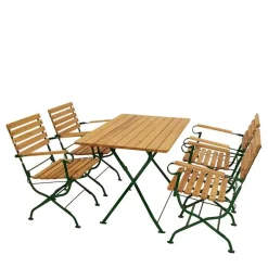 Best Gartentisch Essgruppe klappbar - Galazo (fünfteilig) Sitzgruppe