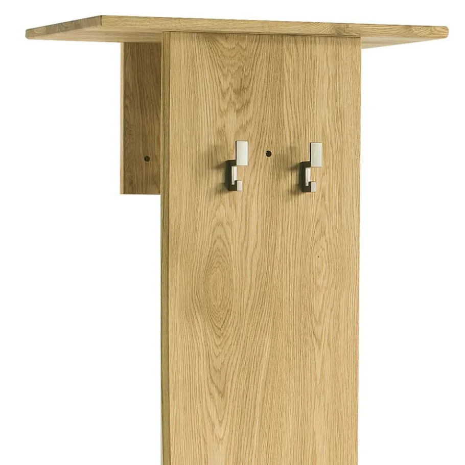 Clearance Geölte Holzgarderobe aus Eiche massiv - Avidora Garderoben