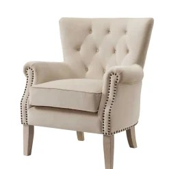 Sale Gemütlicher Polstersessel in Beige - Halolas Sessel