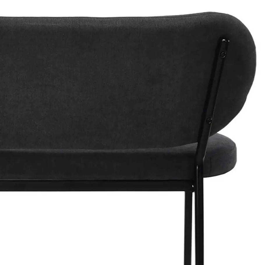 Best Gepolsterte Esstischbank in Dunkelgrau - Julisk Sitzbank