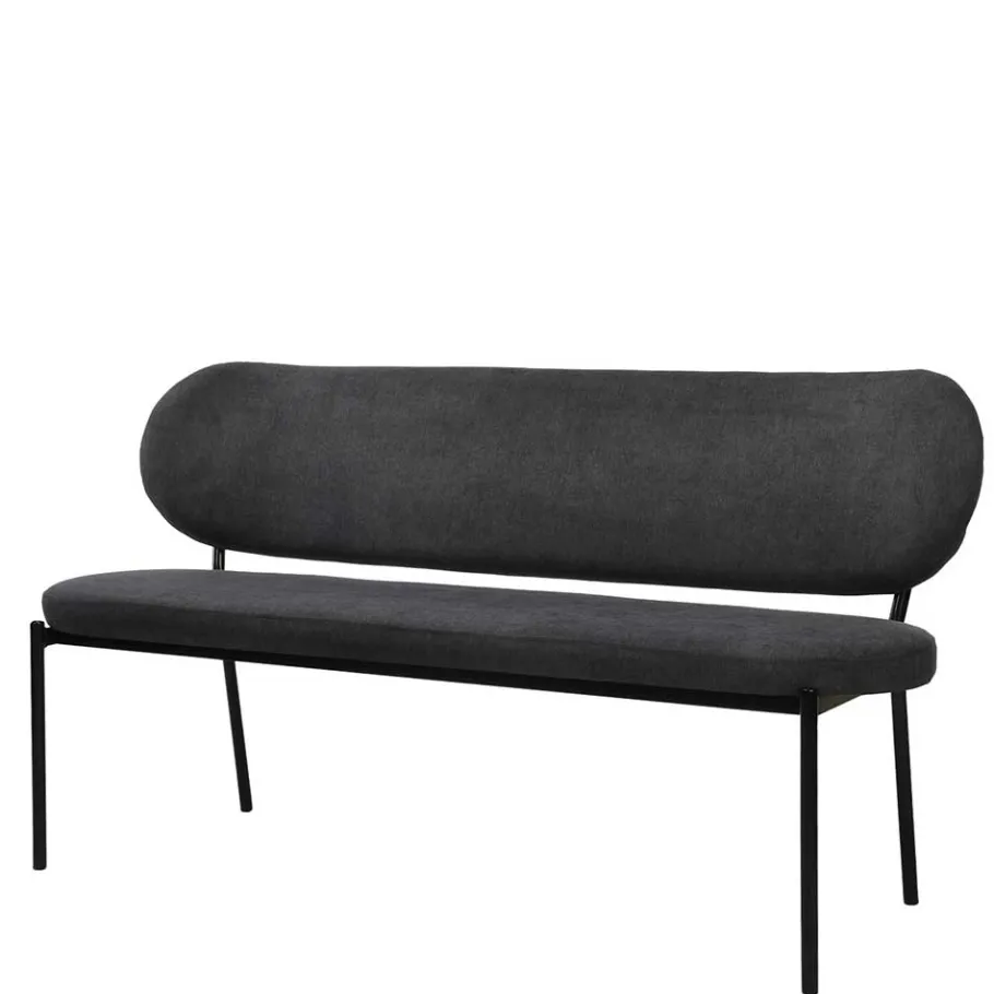 Best Gepolsterte Esstischbank in Dunkelgrau - Julisk Sitzbank
