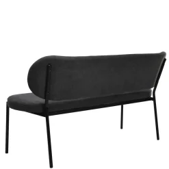 Best Gepolsterte Esstischbank in Dunkelgrau - Julisk Sitzbank