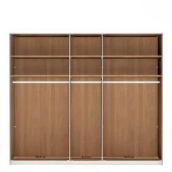 Outlet Glasfront-Kleiderschrank mit fünf Türen - Hung Kleiderschränke|Schränke