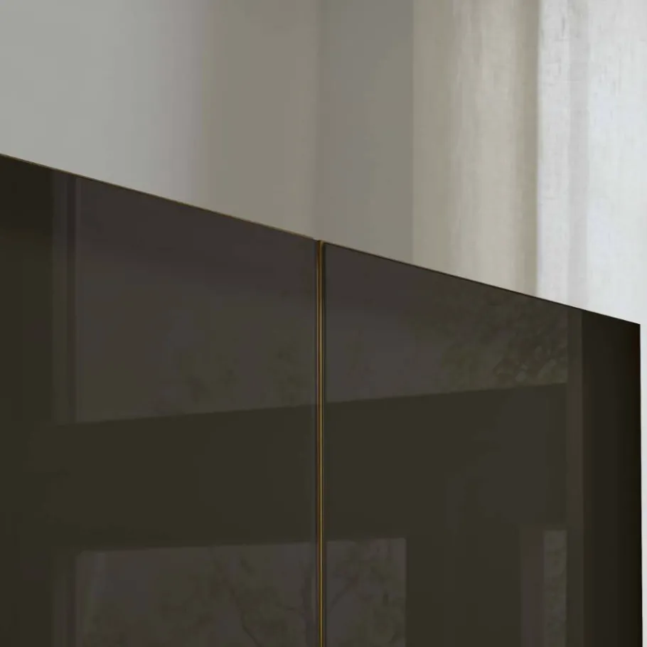 Outlet Glasfront-Kleiderschrank mit fünf Türen - Hung Kleiderschränke|Schränke