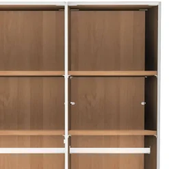 New Glasfront-Schlafzimmerschrank in Dunkelbraun - Hung Kleiderschränke|Schränke