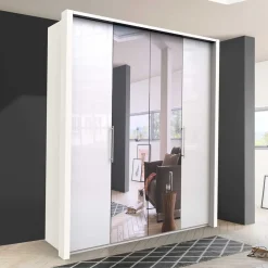 Best GleittĂŒren Schlafzimmerschrank mit Spiegel - Dolienca KleiderschrĂ€nke|SchrĂ€nke