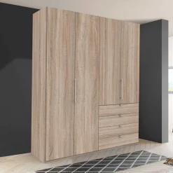 Sale Gleittüren-Kleiderschrank mit vier Schubladen - Zayun Kleiderschränke