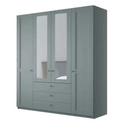 Hot Graugrüner Kombi-Kleiderschrank 200 cm breit - Rajavo Kleiderschränke