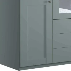 Hot Graugrüner Kombi-Kleiderschrank 200 cm breit - Rajavo Kleiderschränke
