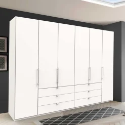 New Großer Schrank für Bekleidung in Weiß - Donpiave Kleiderschränke|Schränke