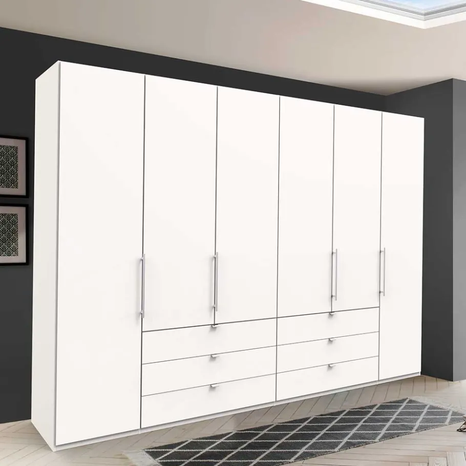 New Großer Schrank für Bekleidung in Weiß - Donpiave Kleiderschränke|Schränke