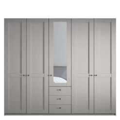 Sale Hellgrauer Schlafzimmerschrank 5-türig - Ridonna I Kleiderschränke