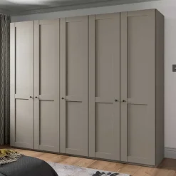 New Hellgrauer Schlafzimmerschrank 250 cm breit - Ridonna Kleiderschränke