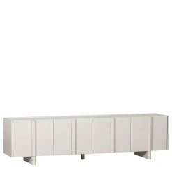 Sale Hellgraues TV Board 4-türig - Glamoure Tv & Hifi-Möbel|Lowboards