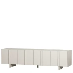 Sale Hellgraues TV Board 4-türig - Glamoure Tv & Hifi-Möbel|Lowboards