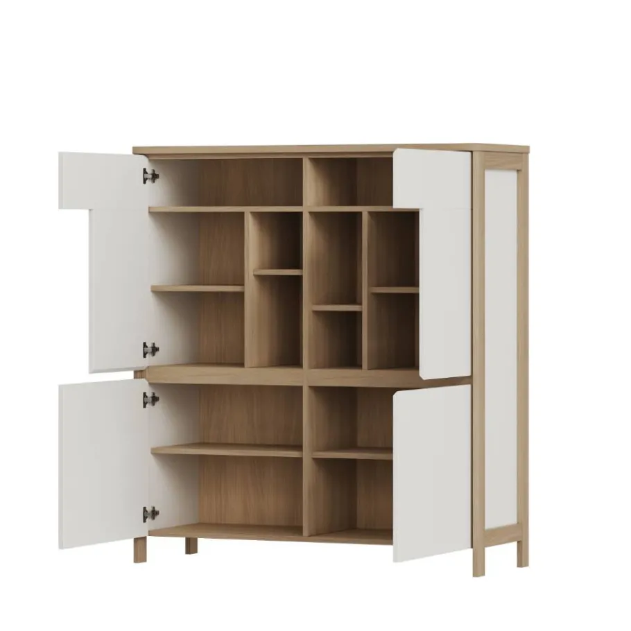 Best Highboard und TV-Board und Wandboard Set - Ovidio (dreiteilig) Wohnwände