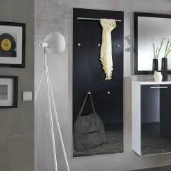 Sale Hängegarderobe Liotra in Anthrazit Garderoben