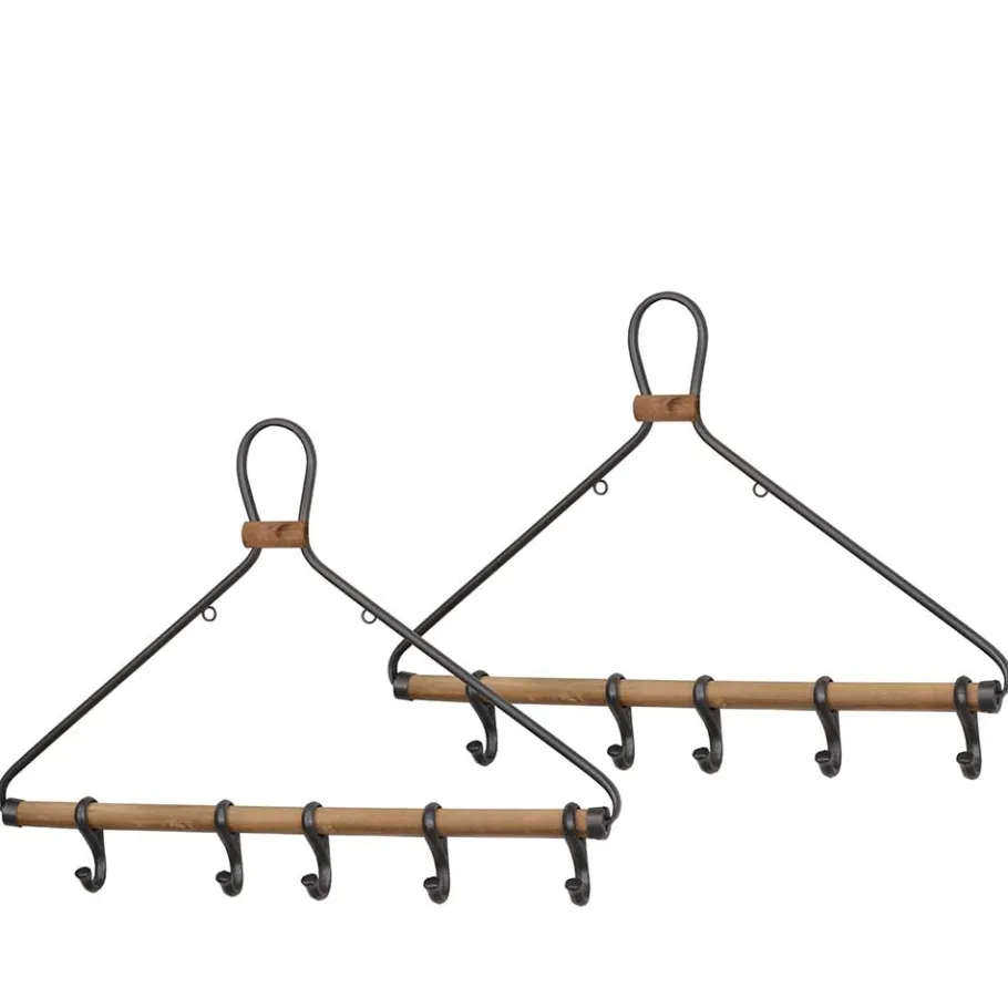 Sale Hängegarderoben in Kleiderbügel Optik - Aylon (2er Set) Garderoben