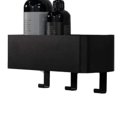 Sale Hängende Ablage mit drei Haken aus Stahl - Lejavra Garderoben