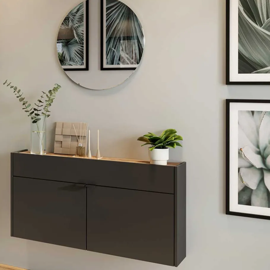 Sale Hängende Flurkommode & Spiegel - Sidgarus (zweiteilig) Garderoben