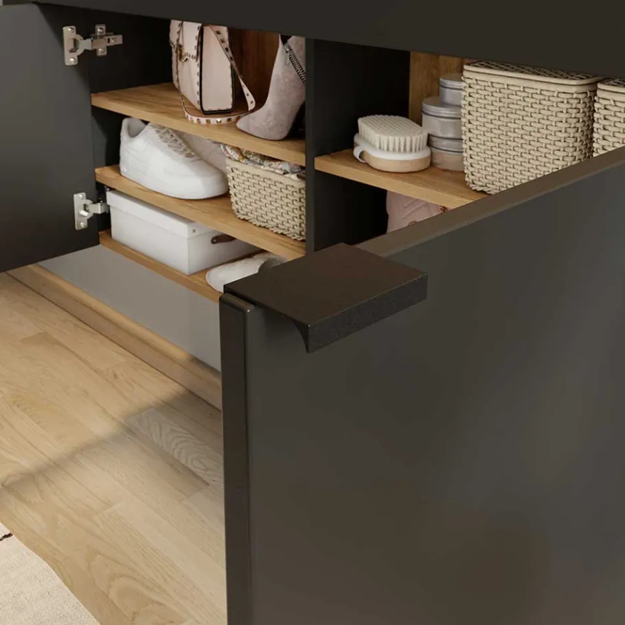 Sale Hängende Flurkommode & Spiegel - Sidgarus (zweiteilig) Garderoben