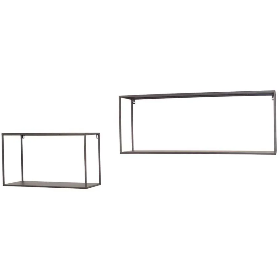 Best Hängeregal Set in Grau - Accaro (zweiteilig) Regale