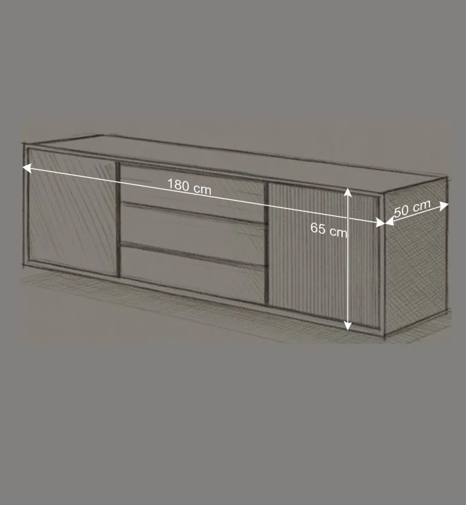 Best Hänge-Sideboard mit 180 cm Breite - Fredellia Tv & Hifi-Möbel|Lowboards