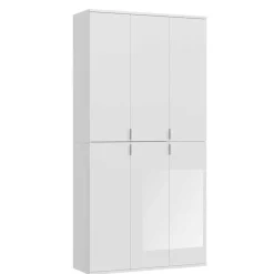 Outlet Hochglanz Kleiderschrank 6-türig - Ejulia (zweiteilig) Kleiderschränke