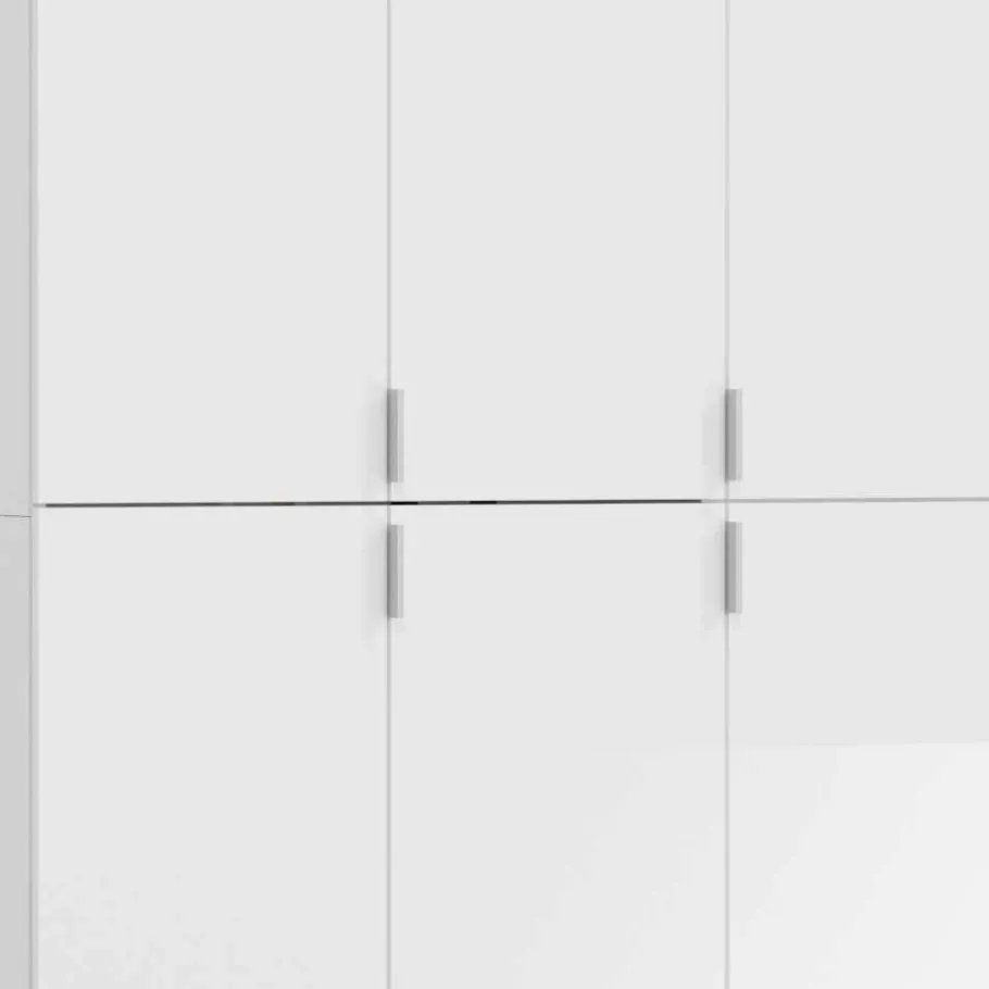 Outlet Hochglanz Kleiderschrank 6-türig - Ejulia (zweiteilig) Kleiderschränke