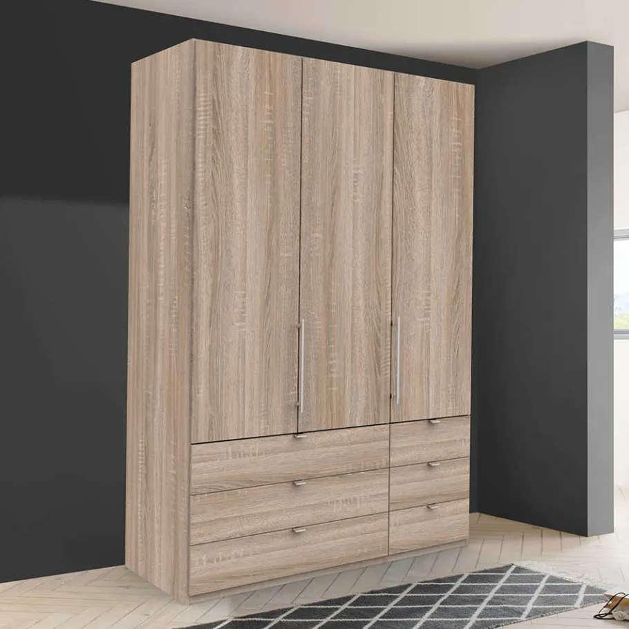 Online Hochwertiger Schlafzimmerschrank foliert Holzoptik - Zayun Kleiderschränke