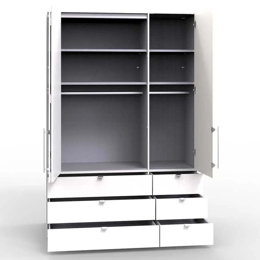 Online Hochwertiger Schlafzimmerschrank foliert Holzoptik - Zayun Kleiderschränke