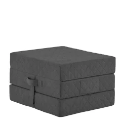 Best Hocker Faltmatratze in Anthrazit Webstoff - Indyron Hocker