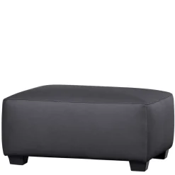 Sale Hocker in Dunkelgrau Kunstleder - Loudes Hocker