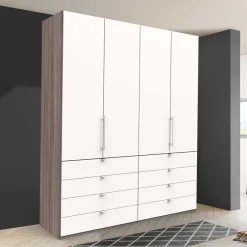 Hoher Falttürenschrank 2 türig - Tivierto Kleiderschränke