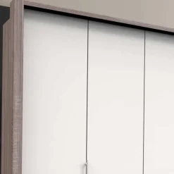 Outlet Hoher Kleiderschrank mit 3 Falttüren - Tivierto Kleiderschränke|Schränke