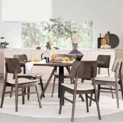 Best Holz Essgruppe in Rund - Granada (siebenteilig) Sitzgruppe