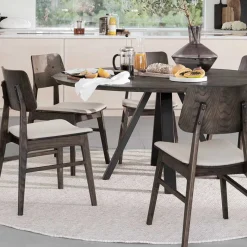 Best Holz Essgruppe in Rund - Granada (siebenteilig) Sitzgruppe