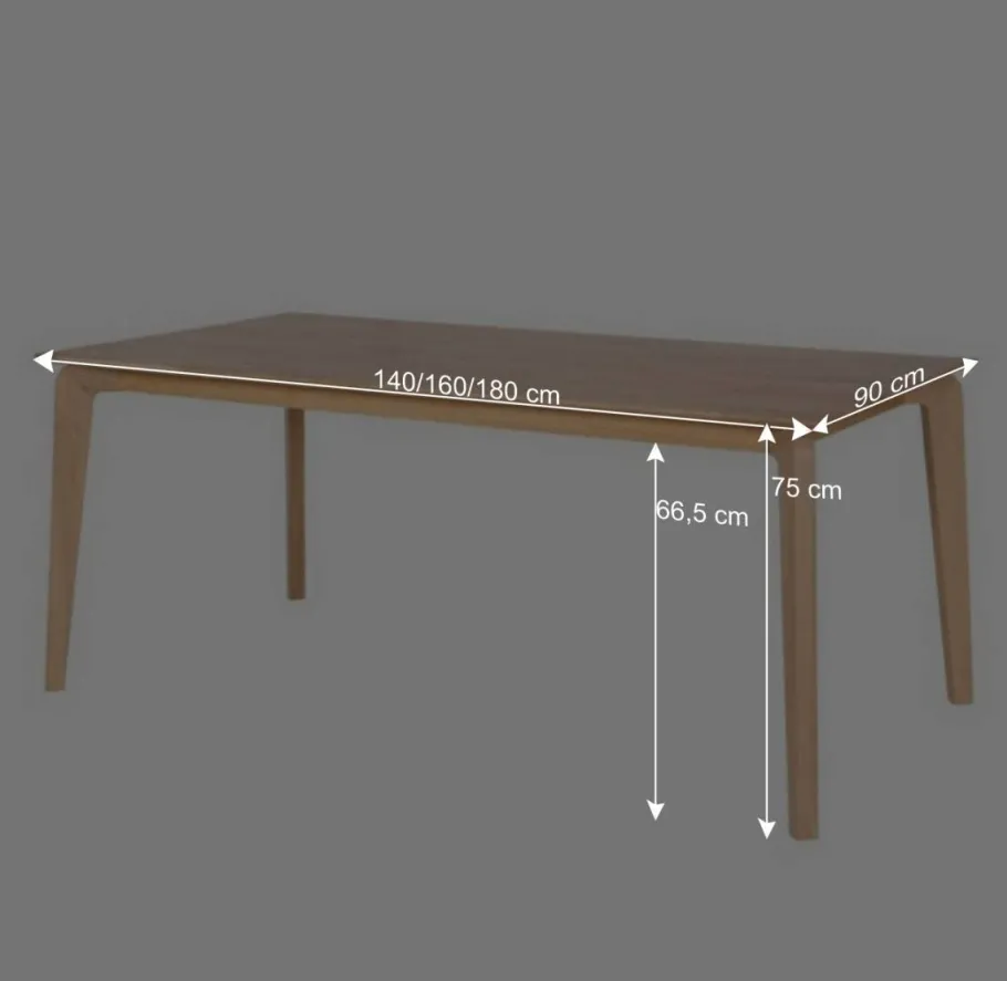 Hot Holz Esstisch Zentra aus Eiche massiv Tische