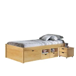 Best Holzbett Francena mit Schubladen (zweiteilig) Betten