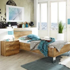 Sale Holzoptik Bett in Plankeneiche - Dagidoyo Betten