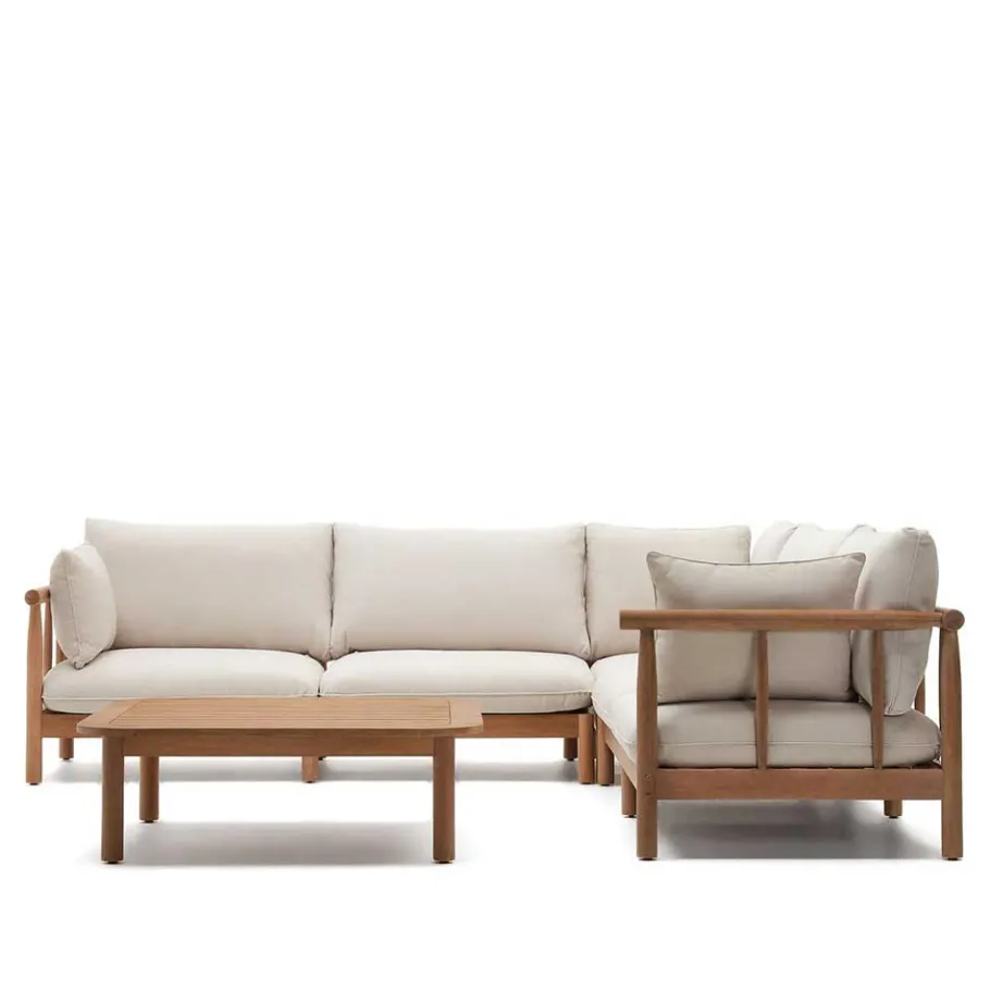 Sale Indoor Outdoor Ecksofa & Tisch - Perconia (zweiteilig) Sitzgruppe