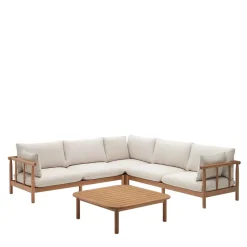 Sale Indoor Outdoor Ecksofa & Tisch - Perconia (zweiteilig) Sitzgruppe