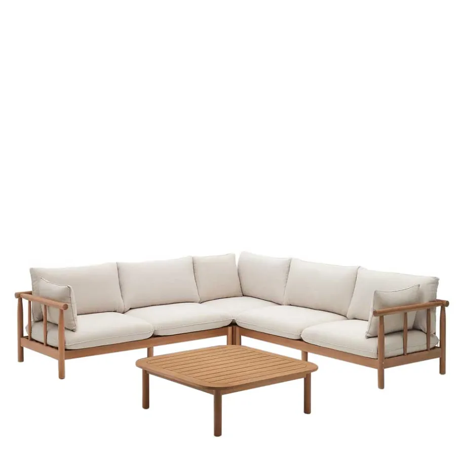 Sale Indoor Outdoor Ecksofa & Tisch - Perconia (zweiteilig) Sitzgruppe