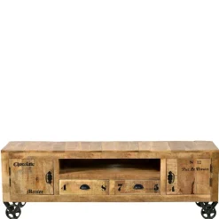 Sale Industrial Design Lowboard für TV 200 cm breit - Indri Tv & Hifi-Möbel|Lowboards