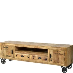 Sale Industrial Design Lowboard für TV 200 cm breit - Indri Tv & Hifi-Möbel|Lowboards