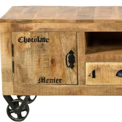 Sale Industrial Design Lowboard für TV 200 cm breit - Indri Tv & Hifi-Möbel|Lowboards