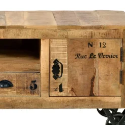 Sale Industrial Design Lowboard für TV 200 cm breit - Indri Tv & Hifi-Möbel|Lowboards