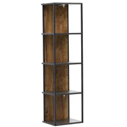 Best Industrial Hängeregal in Dekor Eiche Dunkel - Xindus Regale