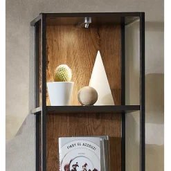 Best Industrial Hängeregal in Dekor Eiche Dunkel - Xindus Regale