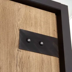 Outlet Industrial Schlafzimmerschrank mit fünf Türen - Bram Kleiderschränke|Schränke